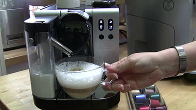 utilisation et café Delonghi Lattissima
